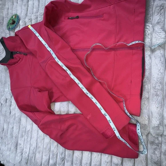 Patagonia‎ Women's Small Adze Jacket Windproof Softshell Fleece Lined Pink - Picture 8 of 11